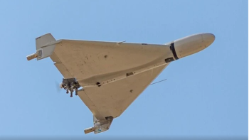 O Drone "shahed" russo foi destruído