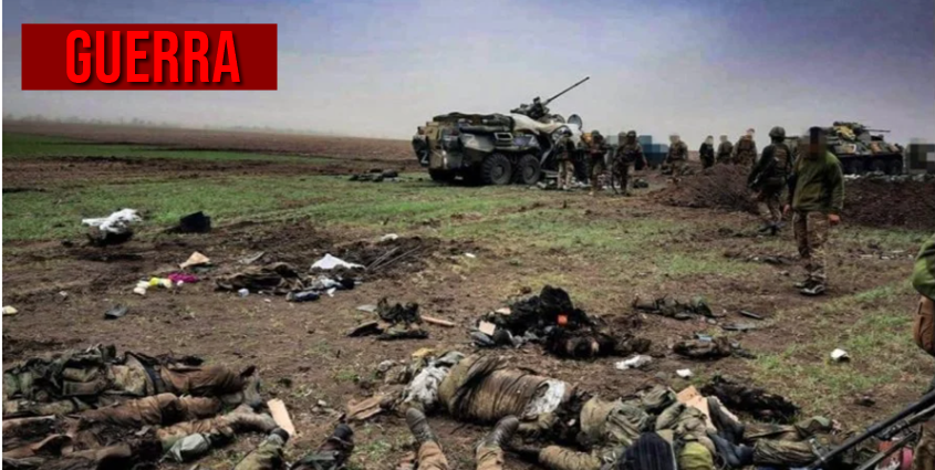 Assassinos russos destroçados (Foto: Comando das Forças de Operações Especiais das Forças Armadas da Ucrânia / Facebook)