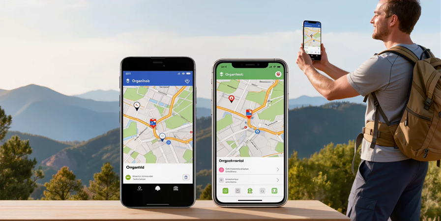 Organic Maps em ação: navegação offline, sem anúncios e com mapas ricos em detalhes para trilhas e estradas – disponível para Android e iPhone.